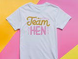 Team Hen Shirt – Hen Party T-Shirt – Bride Squad Tee – Bachelorette Party Shirt – Matching Bridal Party Shirts – UK Wedding Gift