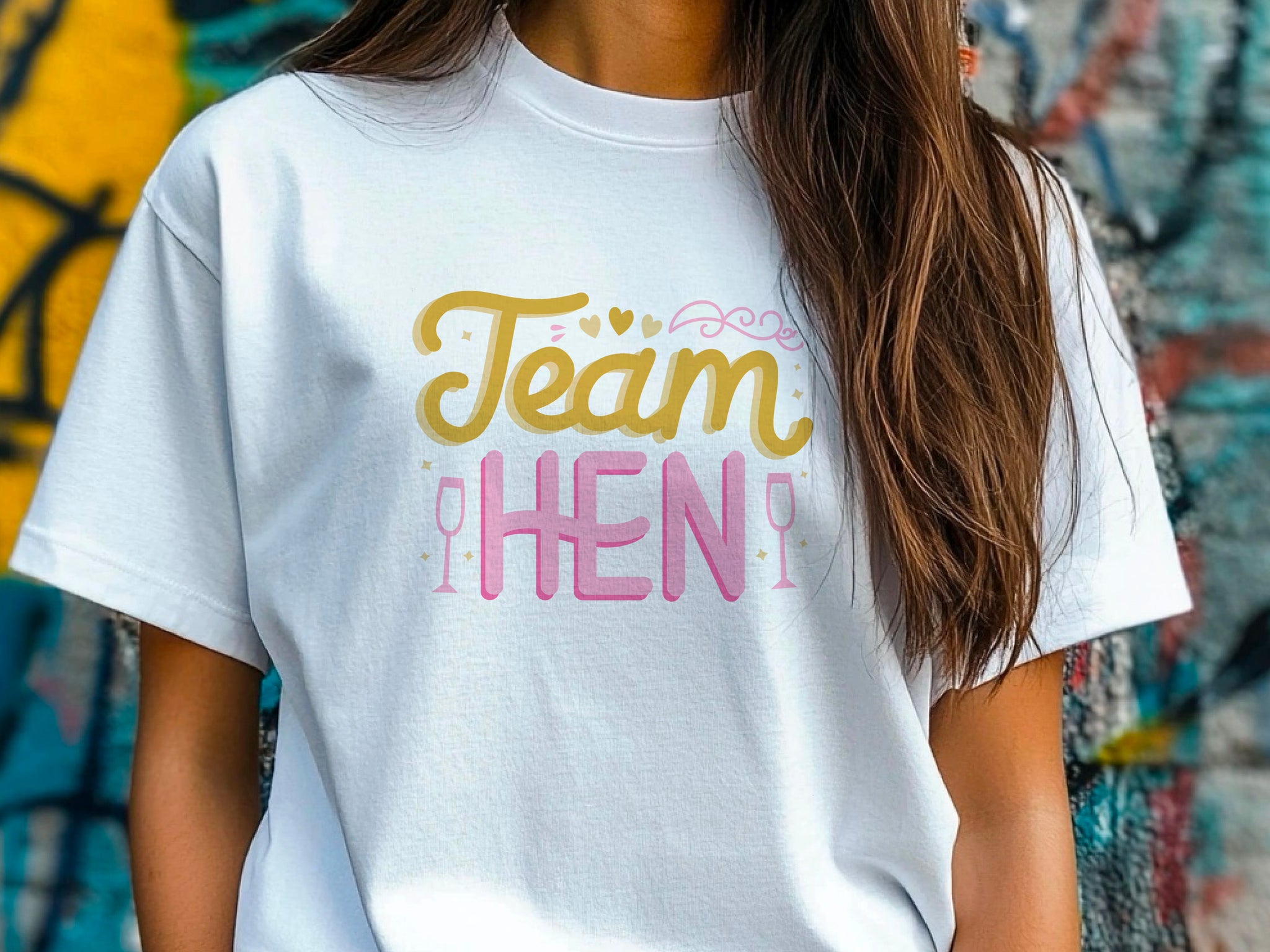 Team Hen Shirt – Hen Party T-Shirt – Bride Squad Tee – Bachelorette Party Shirt – Matching Bridal Party Shirts – UK Wedding Gift