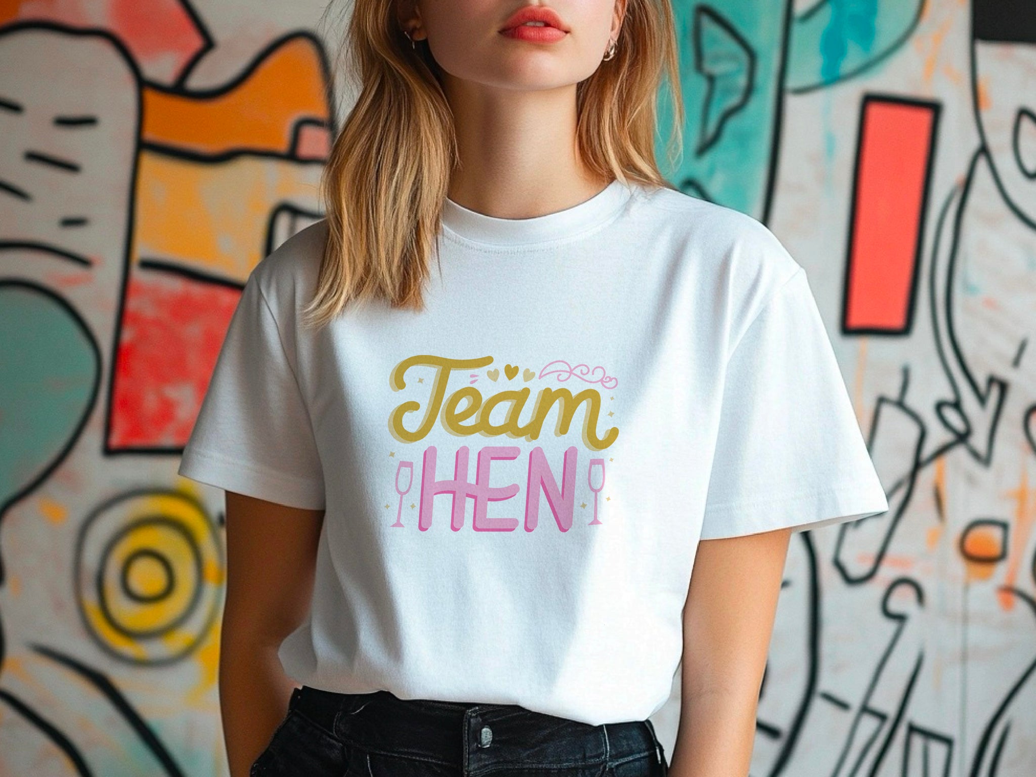Team Hen Shirt – Hen Party T-Shirt – Bride Squad Tee – Bachelorette Party Shirt – Matching Bridal Party Shirts – UK Wedding Gift