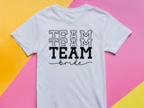 Team Bride Shirt – Bridal Party T-Shirt – Bachelorette Squad Tee – Wedding Celebration Shirt – Matching Bride Tribe Tee
