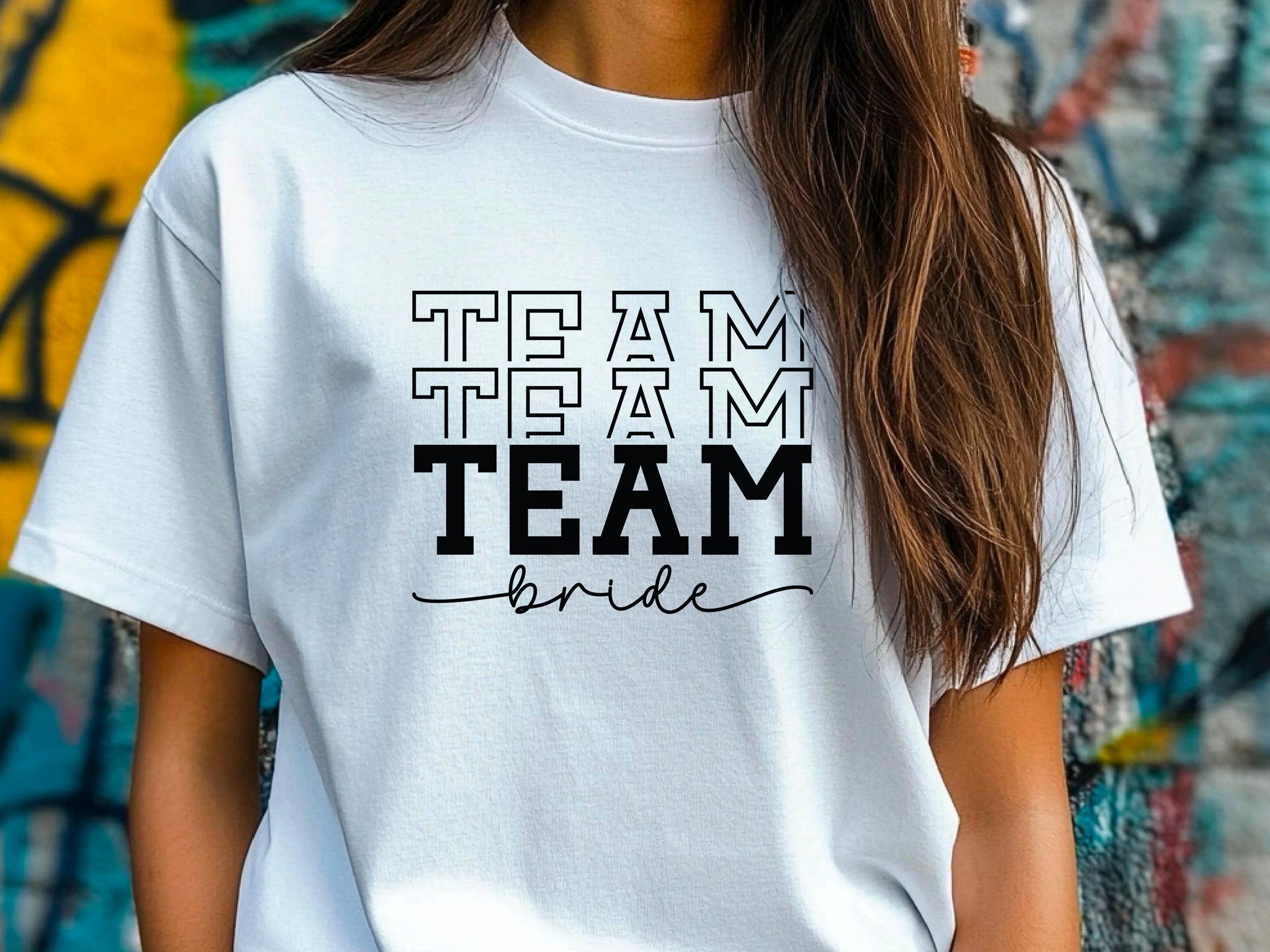 Team Bride Shirt – Bridal Party T-Shirt – Bachelorette Squad Tee – Wedding Celebration Shirt – Matching Bride Tribe Tee