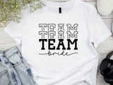 Team Bride Shirt – Bridal Party T-Shirt – Bachelorette Squad Tee – Wedding Celebration Shirt – Matching Bride Tribe Tee