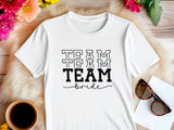 Team Bride Shirt – Bridal Party T-Shirt – Bachelorette Squad Tee – Wedding Celebration Shirt – Matching Bride Tribe Tee