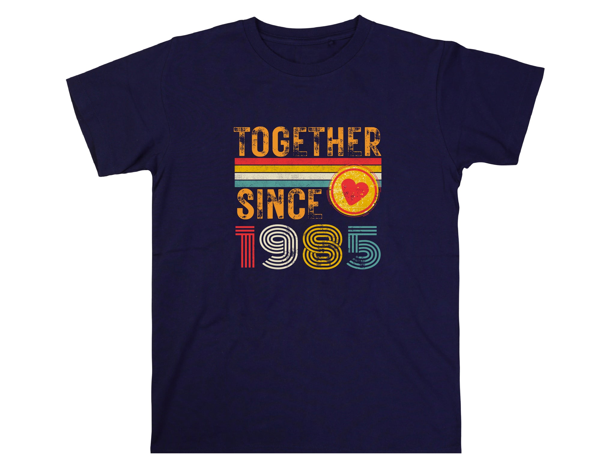 Anniversary Shirt for Couple Est. 1985, Matching Wifey & Hubby Tees, Custom Husband and Wife Gift, 40th Anniversary T-Shirt