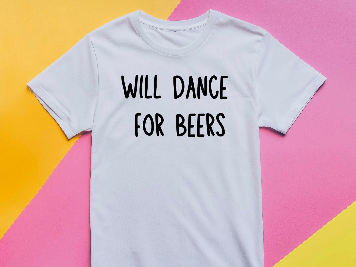 Funny Will Dance for Beers Shirt – Wedding Drinking Tee – Bachelor Party Outfit – Beer Party T-Shirt – Groomsman Gift Idea