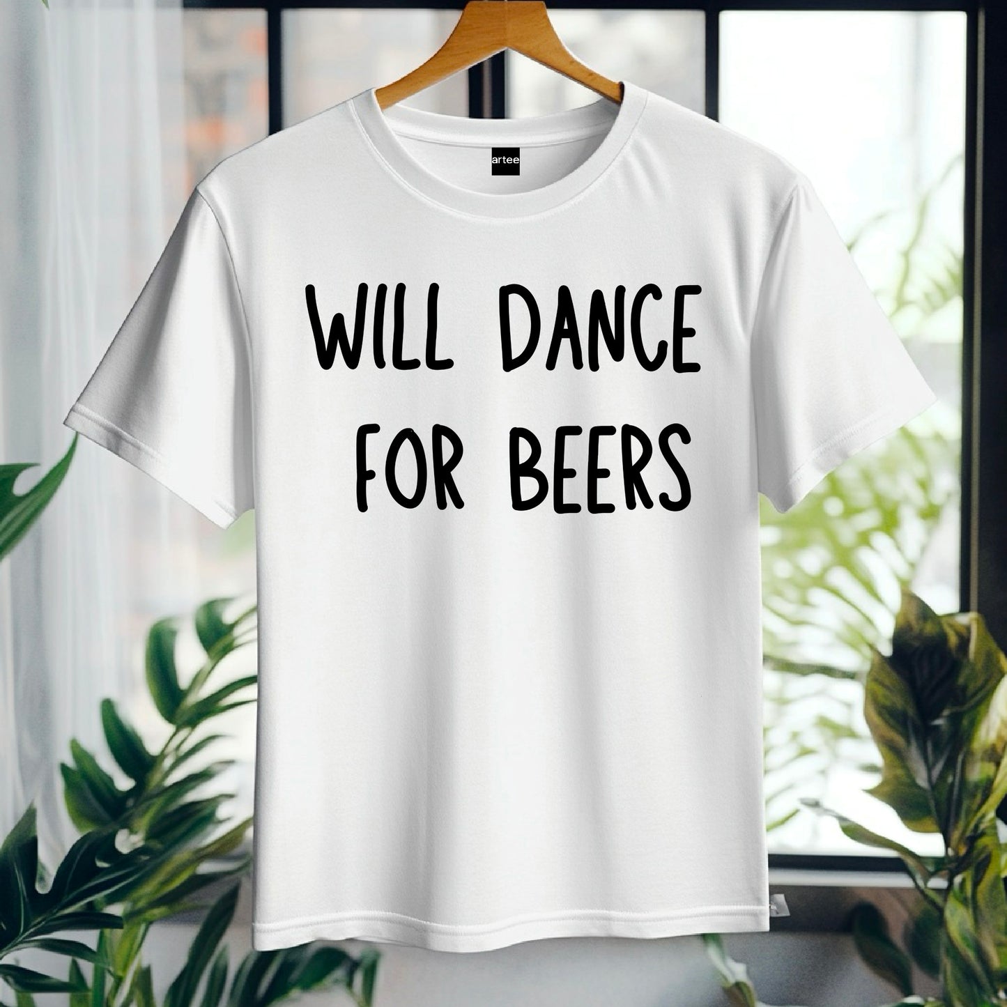 Funny Will Dance for Beers Shirt – Wedding Drinking Tee – Bachelor Party Outfit – Beer Party T-Shirt – Groomsman Gift Idea