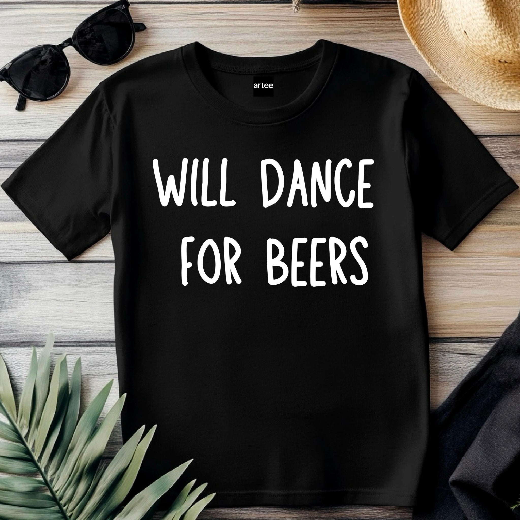 Funny Will Dance for Beers Shirt – Wedding Drinking Tee – Bachelor Party Outfit – Beer Party T-Shirt – Groomsman Gift Idea