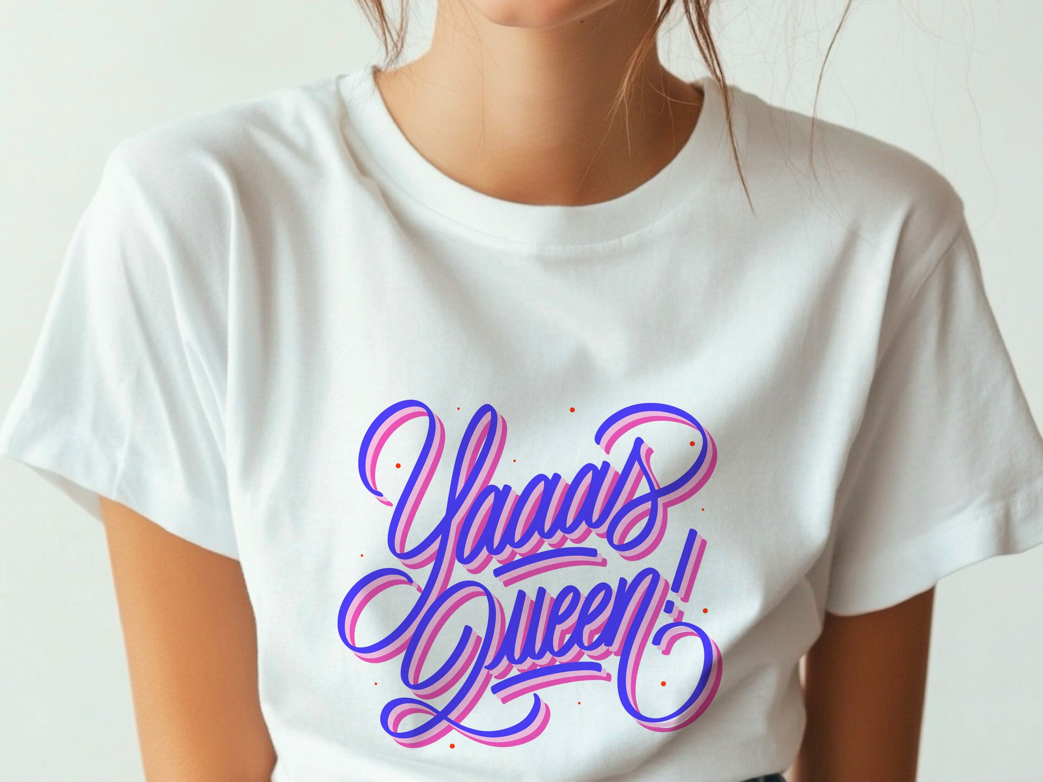 Yaaas Queen Bride T-Shirt – Bridal Party Shirt – Bachelorette Tee – Bride Squad Shirt – Wedding Celebration Gift – Fun Bride Shirt