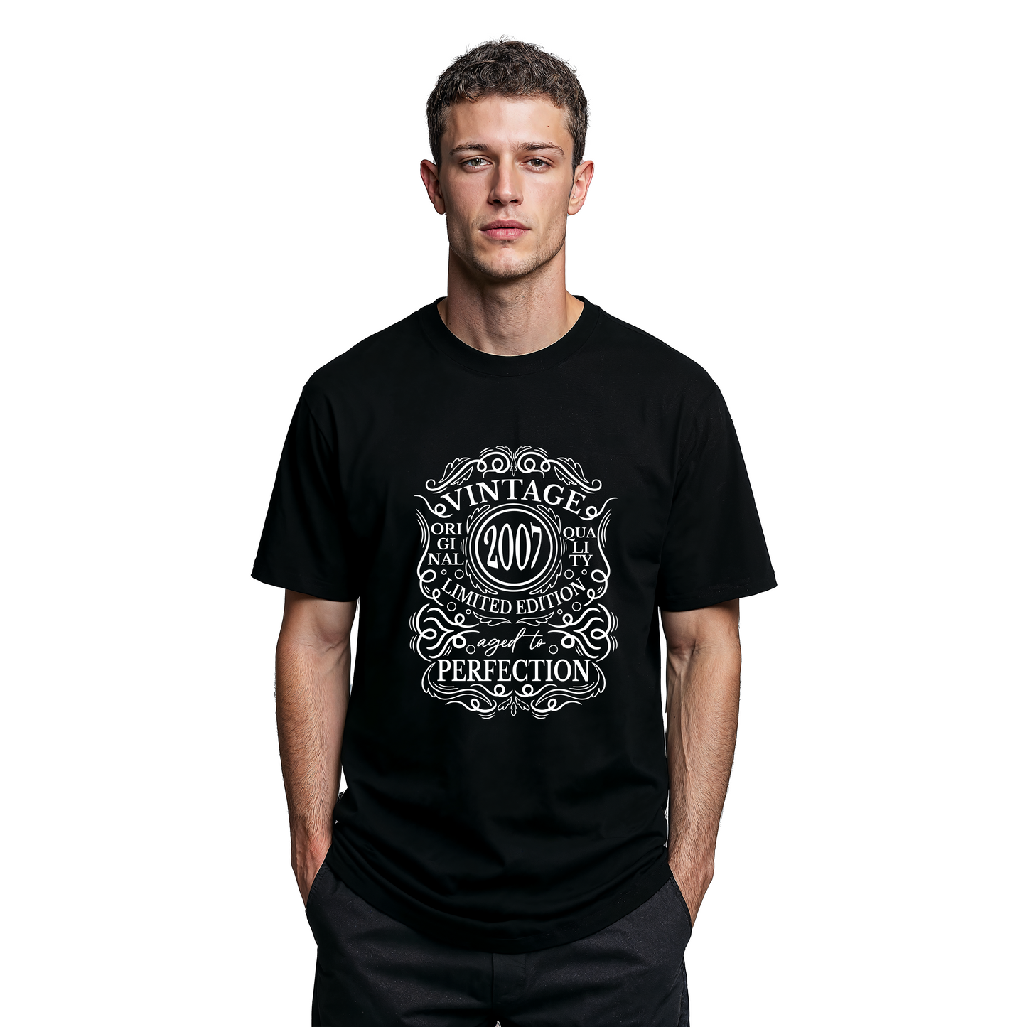 2007 18th Birthday T-Shirt, Limited Edition, Aged to Perfection T-Shirt, Funny 18th Birthday Gift, 18th Gifts for Men