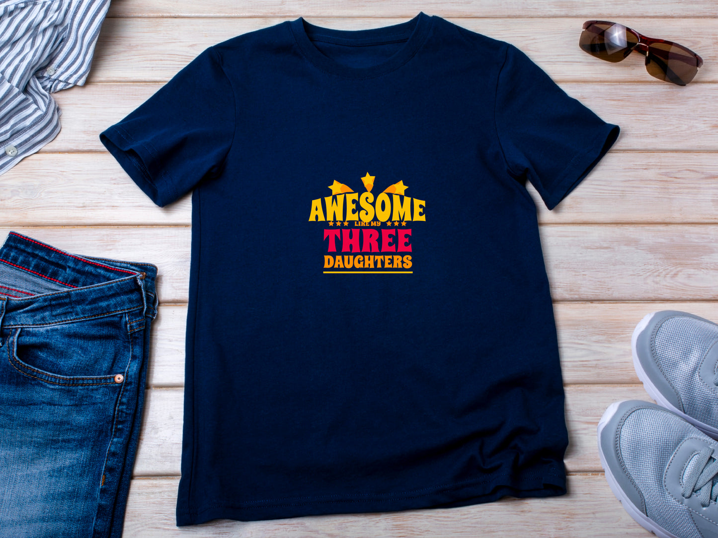 Awesome Like My Daughter T-shirt, mothers Day, proud mom Tee, Funny Shirt For mom, proud mom Tee, Great Present Shirt Vintage For Mom Mother