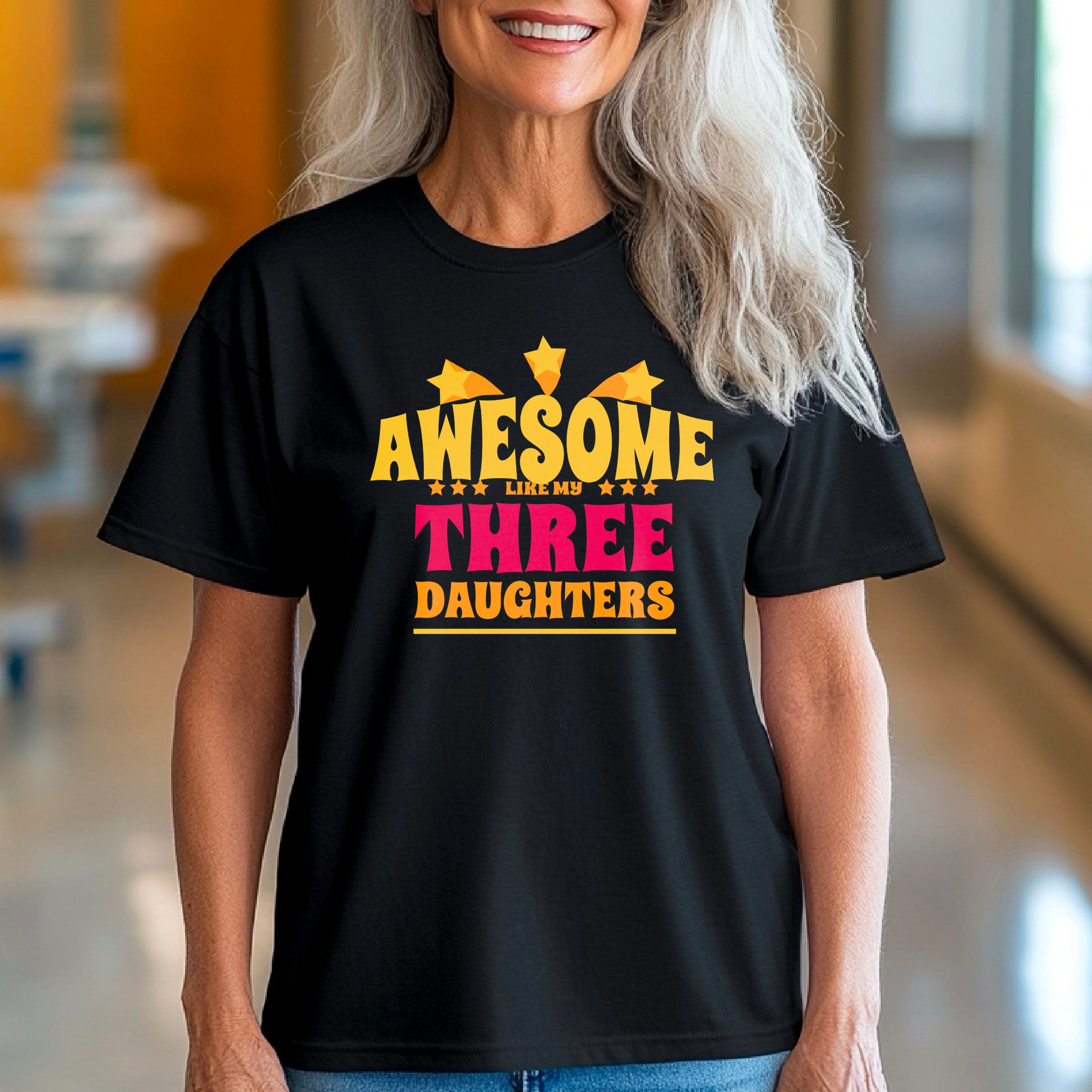 Awesome Like My Daughter T-shirt, mothers Day, proud mom Tee, Funny Shirt For mom, proud mom Tee, Great Present Shirt Vintage For Mom Mother