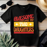 Awesome like my two daughters T-shirt, mothers Day, Funny Shirt For mom, proud mom Tee, Great Present Shirt Vintage For Mom Mother