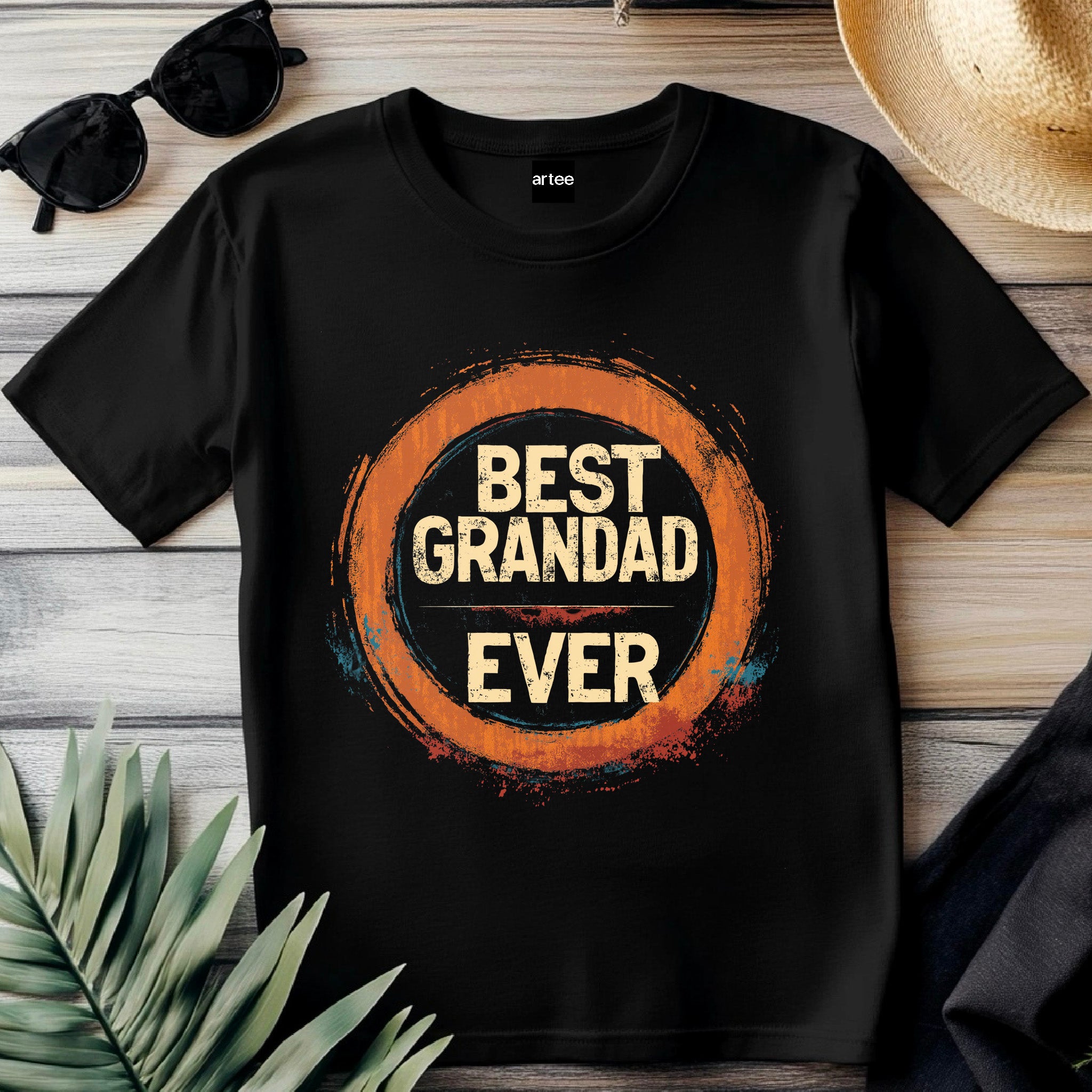 World's Best Grandpa Shirt, Grandpa Shirt Fathers Day Gift, Funny Grandpa Gift T-Shirt, Gift Idea For Grandad Christmas Xmas Gift Tee Top