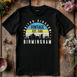 Birmingham T-Shirt Vintage Style | Est. 1166 Graphic Tee | UK City Retro Shirt | British Heritage Gift