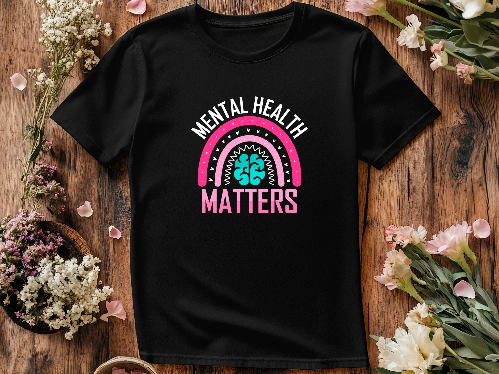 Mental Health Matters T-Shirt, Positive Quote Tee, Mental Health Awareness Shirt, Self Care Shirt, Inspirational Graphic Tee