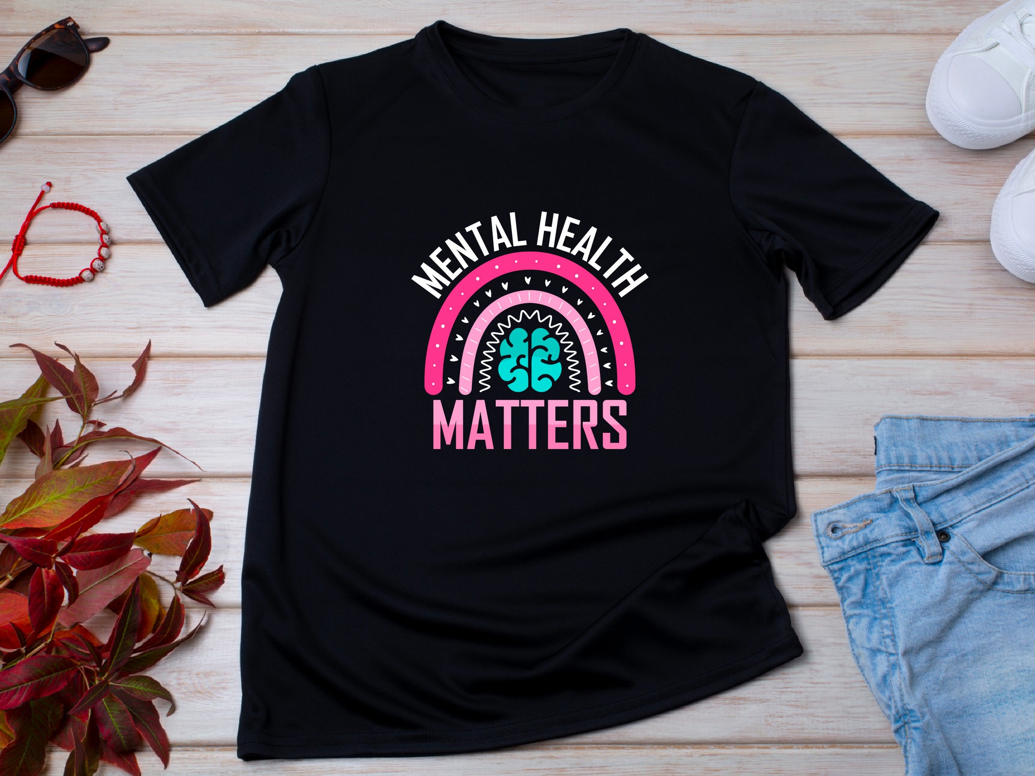 Mental Health Matters T-Shirt, Positive Quote Tee, Mental Health Awareness Shirt, Self Care Shirt, Inspirational Graphic Tee