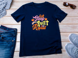 Eat Sleep Quilt Repeat T-Shirt, Funny Quilting Shirt, Quilter Gift Tee, Eat Sleep Gym Repeat Shirt, Gym Slogan Tee, Gift for Gym Lover