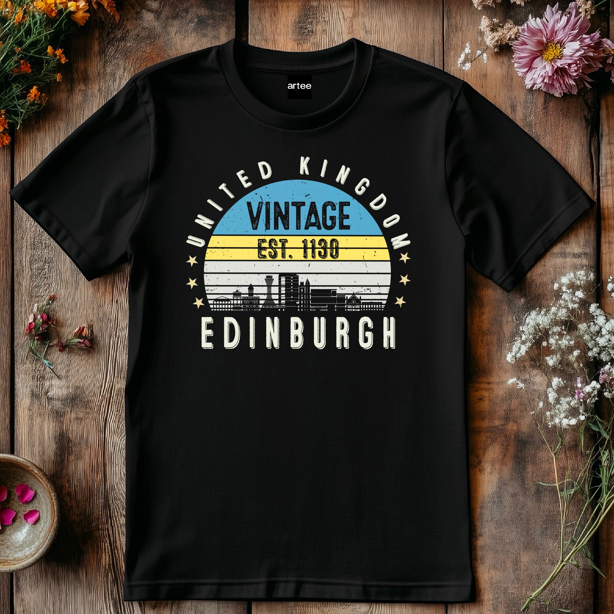 Glasgow Shirt Est. 1175 – Vintage Glasgow United Kingdom Tee – Retro Scottish City Shirt – UK Heritage Gift – Unisex Travel Souvenir