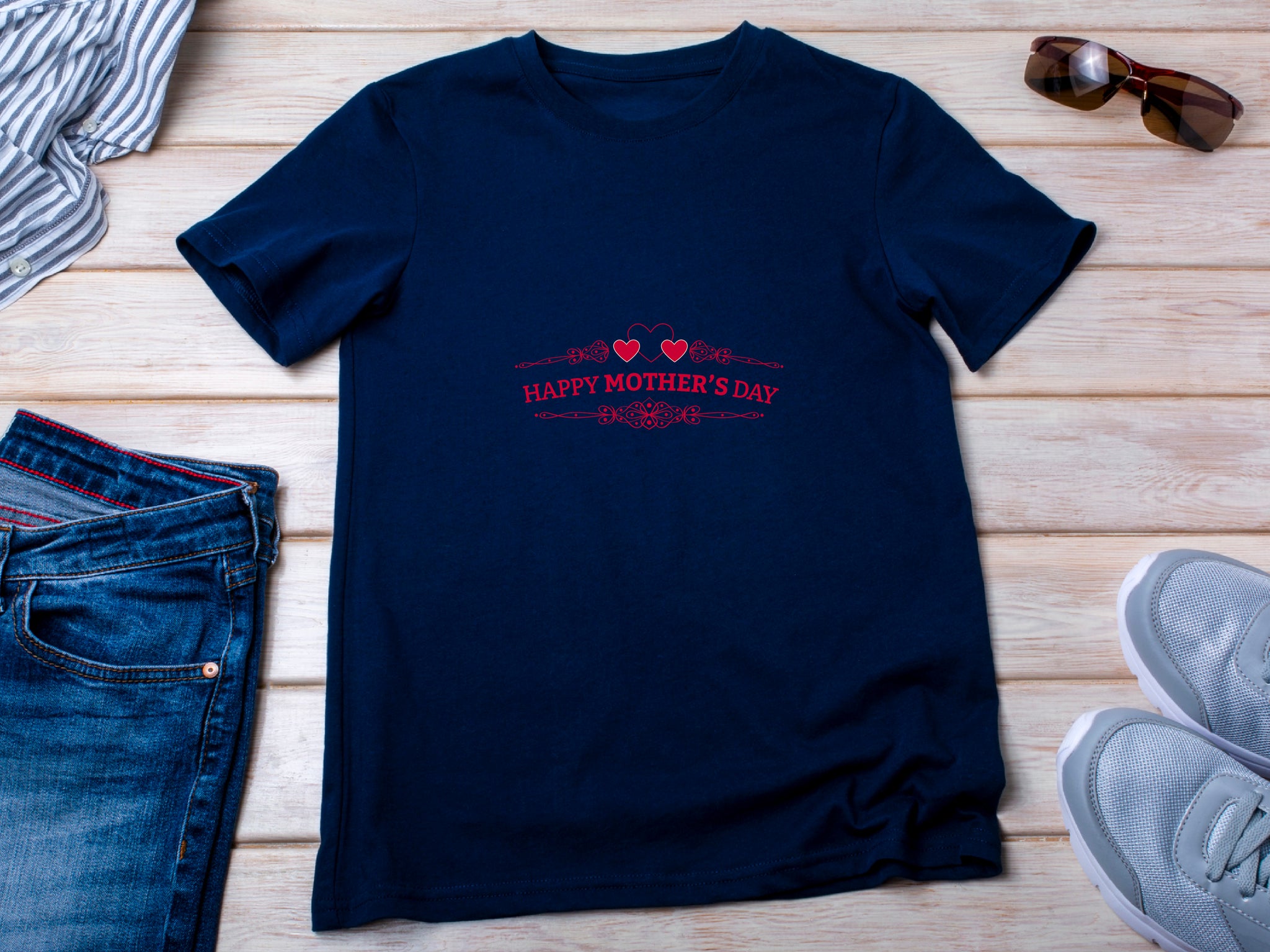 Happy mothers day hearts, Mothers Day T-shirt, Mothers Day T-shirt, Cute Mothers Day shirt, Mothers Day shirt, Shirt for Mom