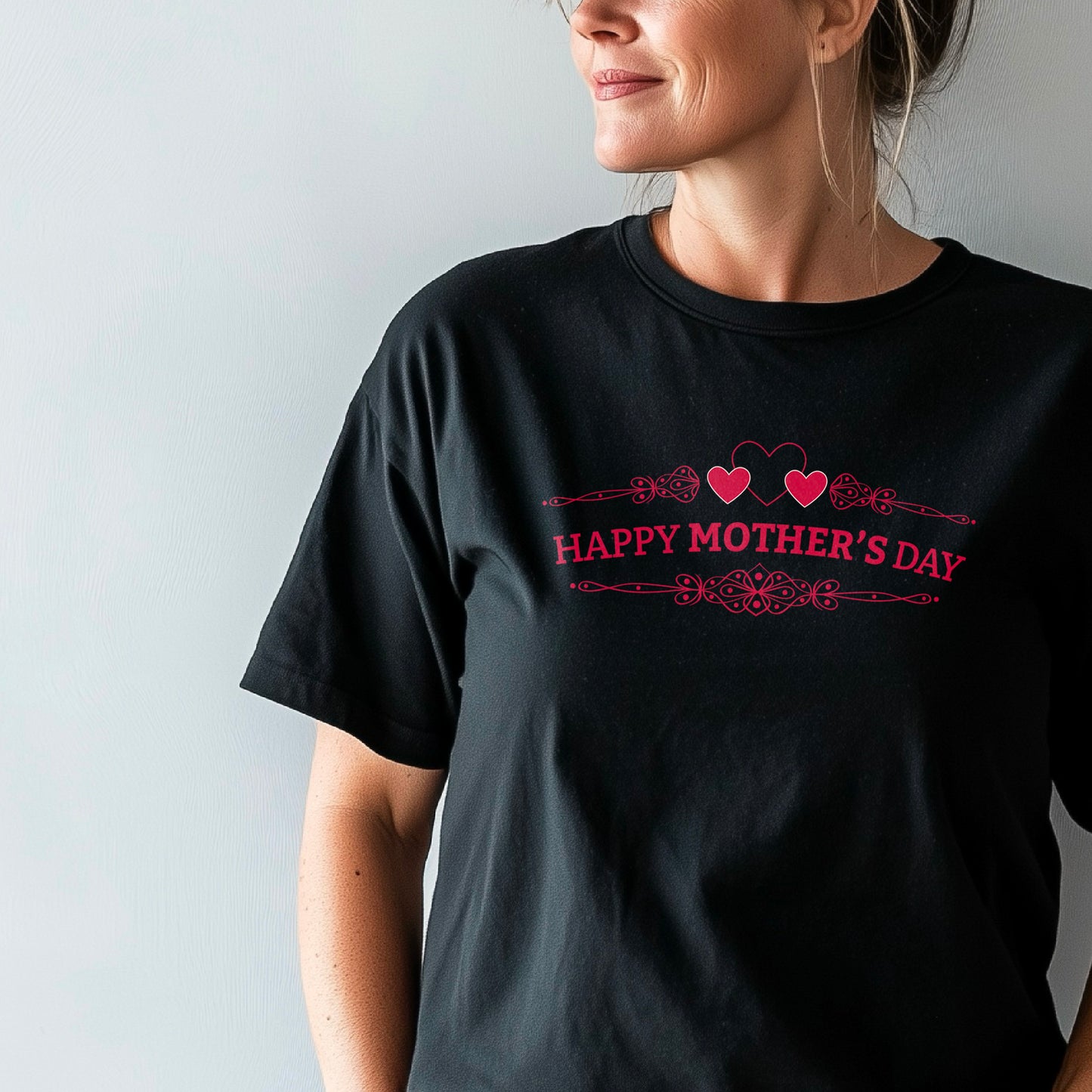 Happy mothers day hearts, Mothers Day T-shirt, Mothers Day T-shirt, Cute Mothers Day shirt, Mothers Day shirt, Shirt for Mom