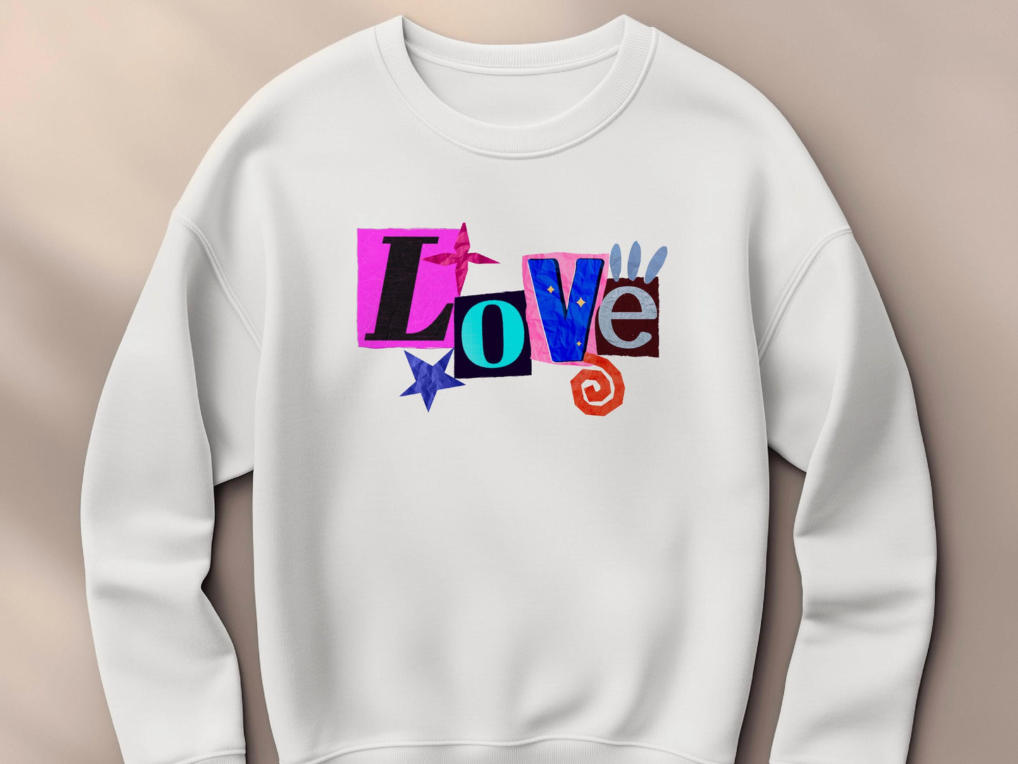 Love Sweatshirt - Cozy Valentine's Gift for Him, Gift for Her | Unique Anniversary, Romantic Apparel