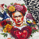 Valentine T-Shirt | Frida Kahlo Art Tee | Unique Gift for Her | Women's Cute Love Shirt for Valentine's Day