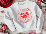 Yayoi Kusama Inspired Infinity Love Sweatshirt - Red Polka Dot Feminist Art, Perfect Valentine Gift