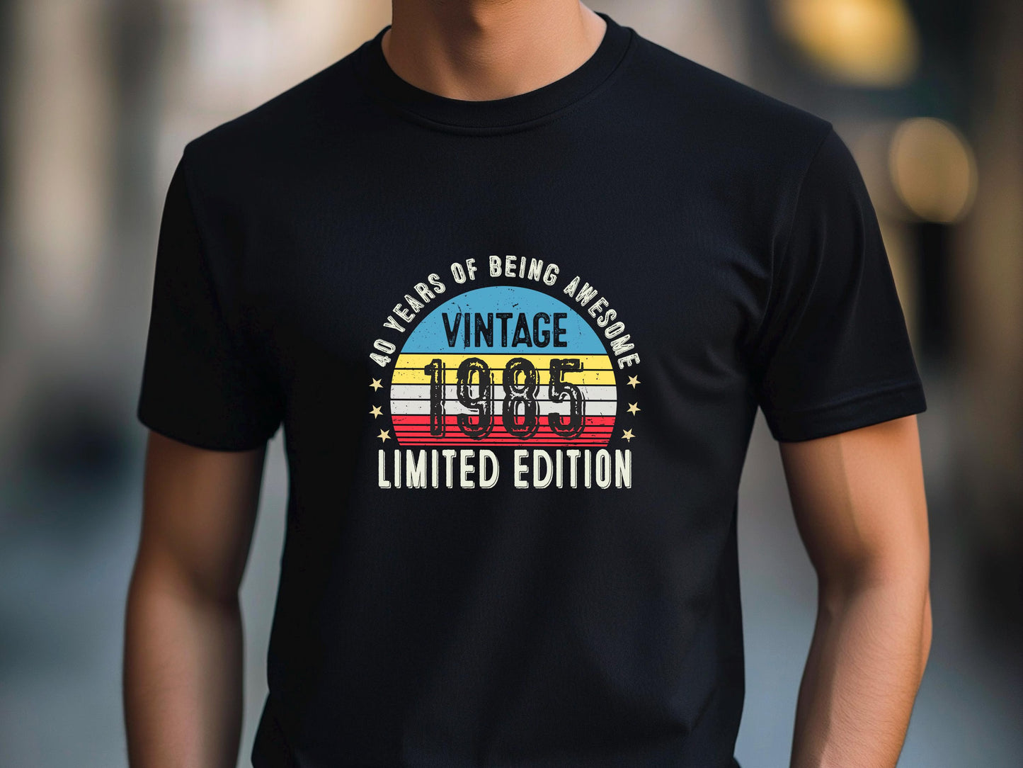 1985 40th Birthday T-Shirt | Funny 40th Gifts for Him, Gifts for Him | Classic 40th T-Shirt for Men