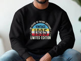1995 30th Birthday Sweatshirt | Funny 30th Gifts for Dad, Gifts for Him | Cozy 30th Sweatshirt for Men
