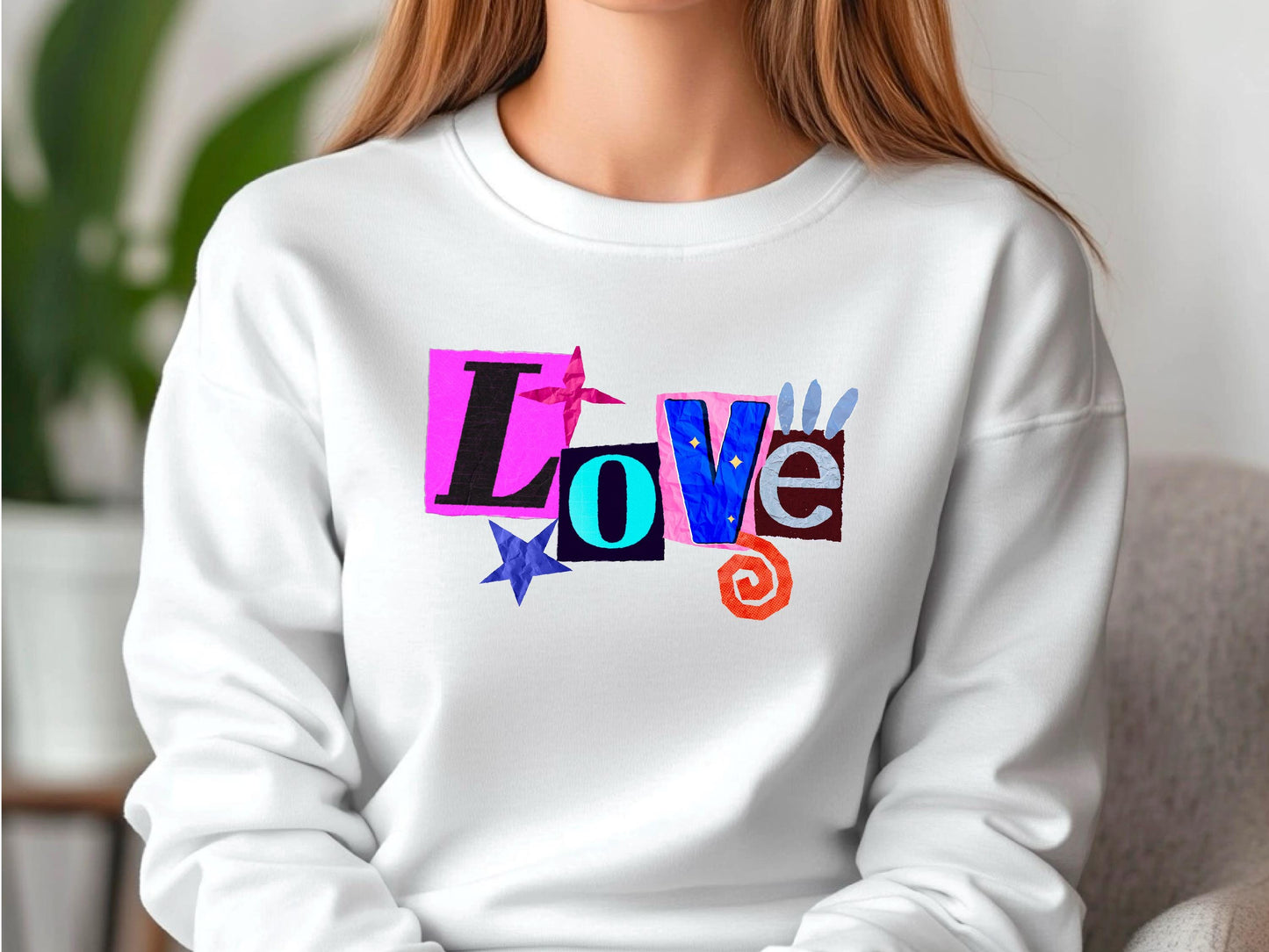 Love Sweatshirt - Cozy Valentine's Gift for Him, Gift for Her | Unique Anniversary, Romantic Apparel