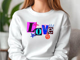 Love Sweatshirt - Cozy Valentine's Gift for Him, Gift for Her | Unique Anniversary, Romantic Apparel