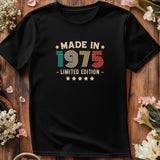 1975 50th Birthday T-Shirt | Funny 50th Gifts for Him, Gifts for Him | Classic 50th T-Shirt for Men