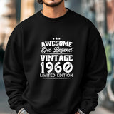 Epic Legend 1960 Sweatshirt | 65th Birthday Gift for Him | Vintage 1960 Shirt | Funny 65th Gift