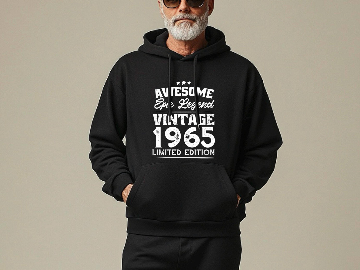 Epic Legend 1965 Hoodie | 60th Birthday Gift for Men | Born a Legend | Funny 60th Gift