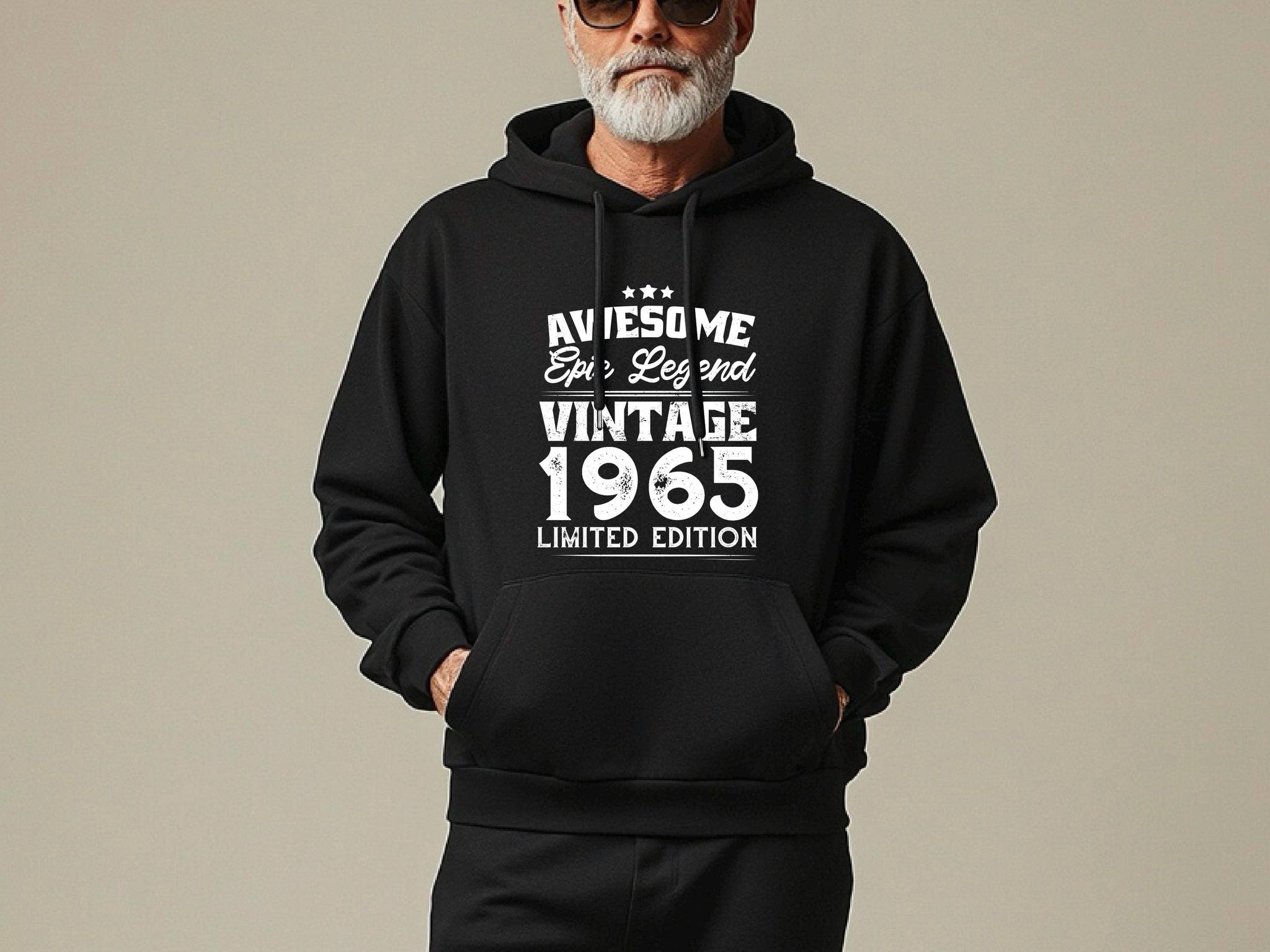 Epic Legend 1965 Hoodie | 60th Birthday Gift for Men | Born a Legend | Funny 60th Gift