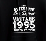 Epic Legend 1995 Hoodie | 30th Birthday Gift for Men | Funny 30th Hoodie | Born a Legend