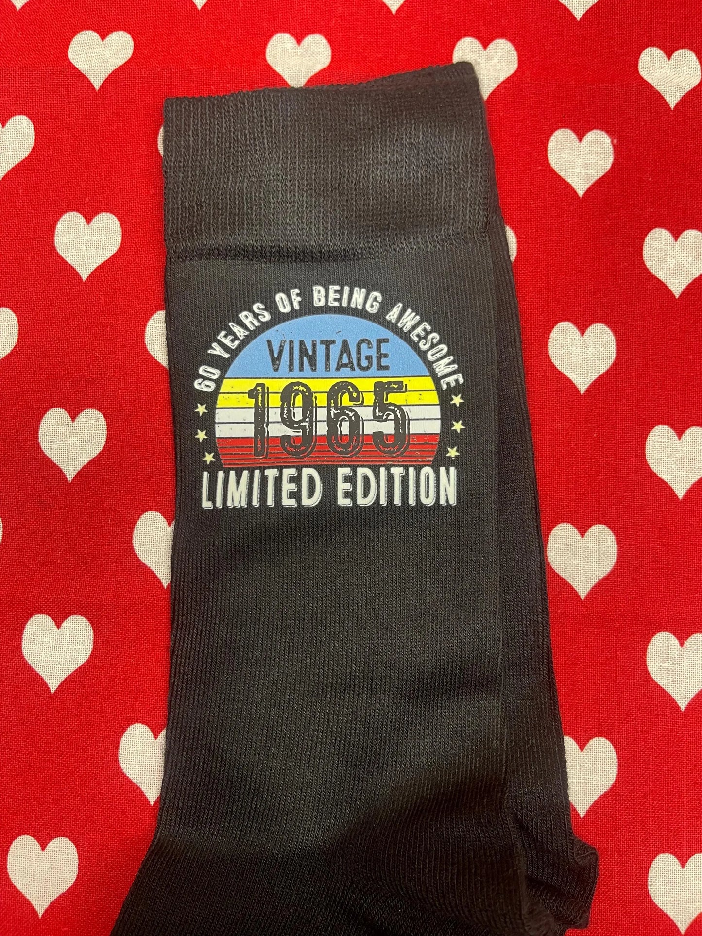 Socks 60th Birthday Gifts For Men Or Women Awesome Since 1965 60 Years Old