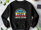 1985 40th Birthday Sweatshirt | Funny 40th Gifts for Dad, Gifts for Him | Cozy 40th Sweatshirt for Men