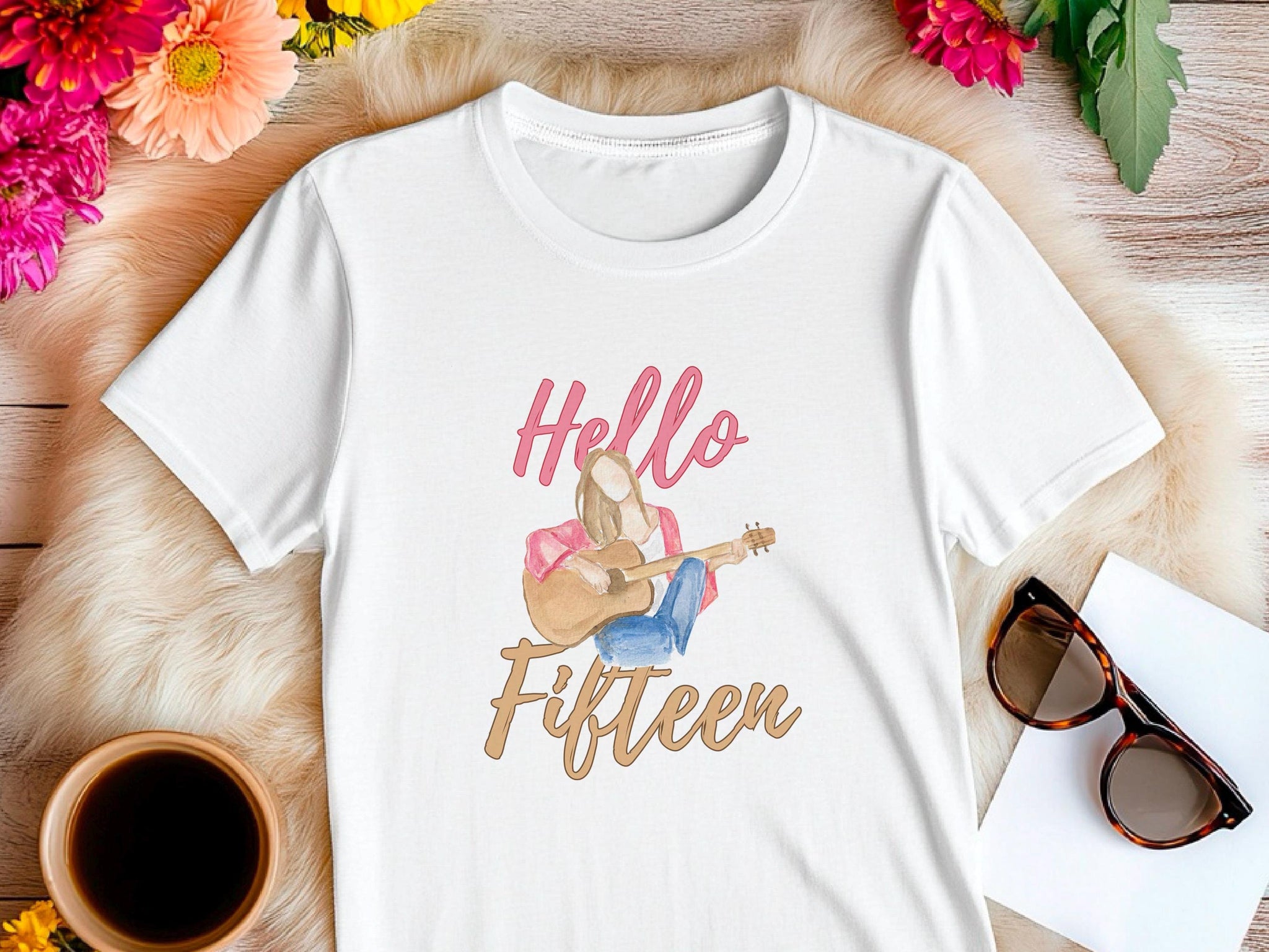 Hello Fifteen Shirt - 15th Birthday Shirt - Fifteenth Birthday Tee - 15 Year Old Gift - EST 2010 Shirt - Birthday Party Tee - Hello 15