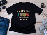 1985 40th Birthday T-Shirt | Funny 40th Gifts for Dad, Gifts for Him | Classic 40th T-Shirt for Men