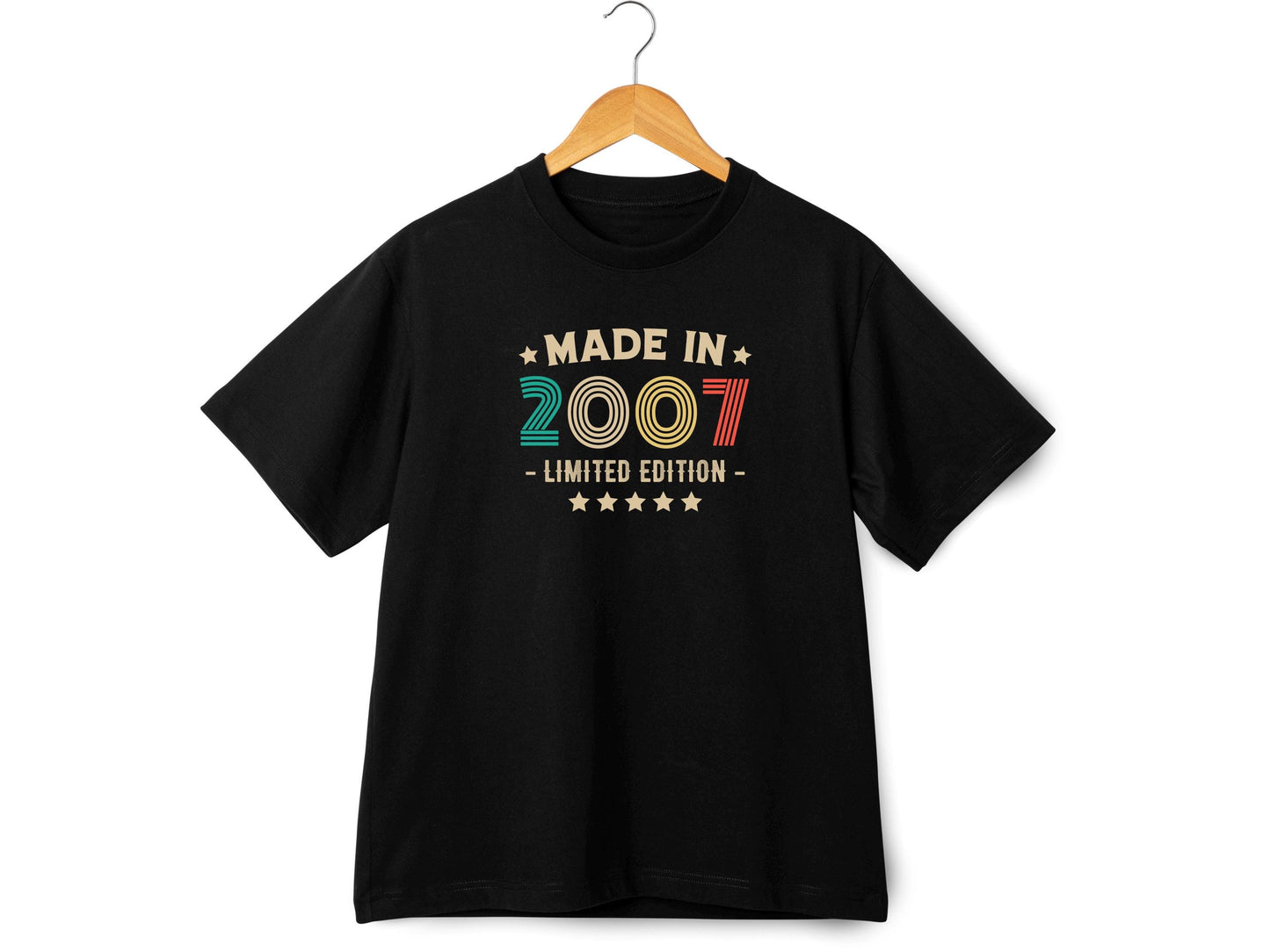 2007 18th Birthday T-Shirt | Funny 18th Gifts for Son, Gifts for Him | Classic 18th T-Shirt for Men