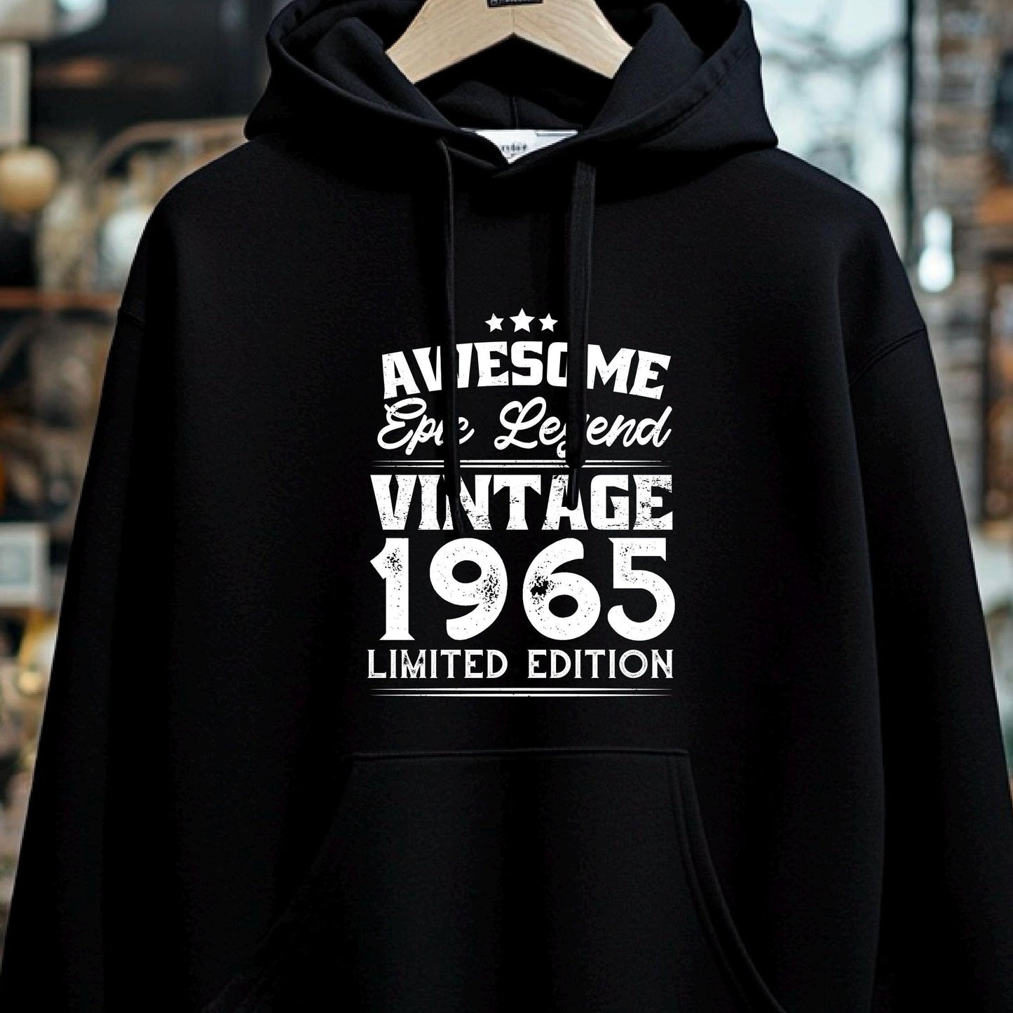 Epic Legend 1965 Hoodie | 60th Birthday Gift for Men | Born a Legend | Funny 60th Gift