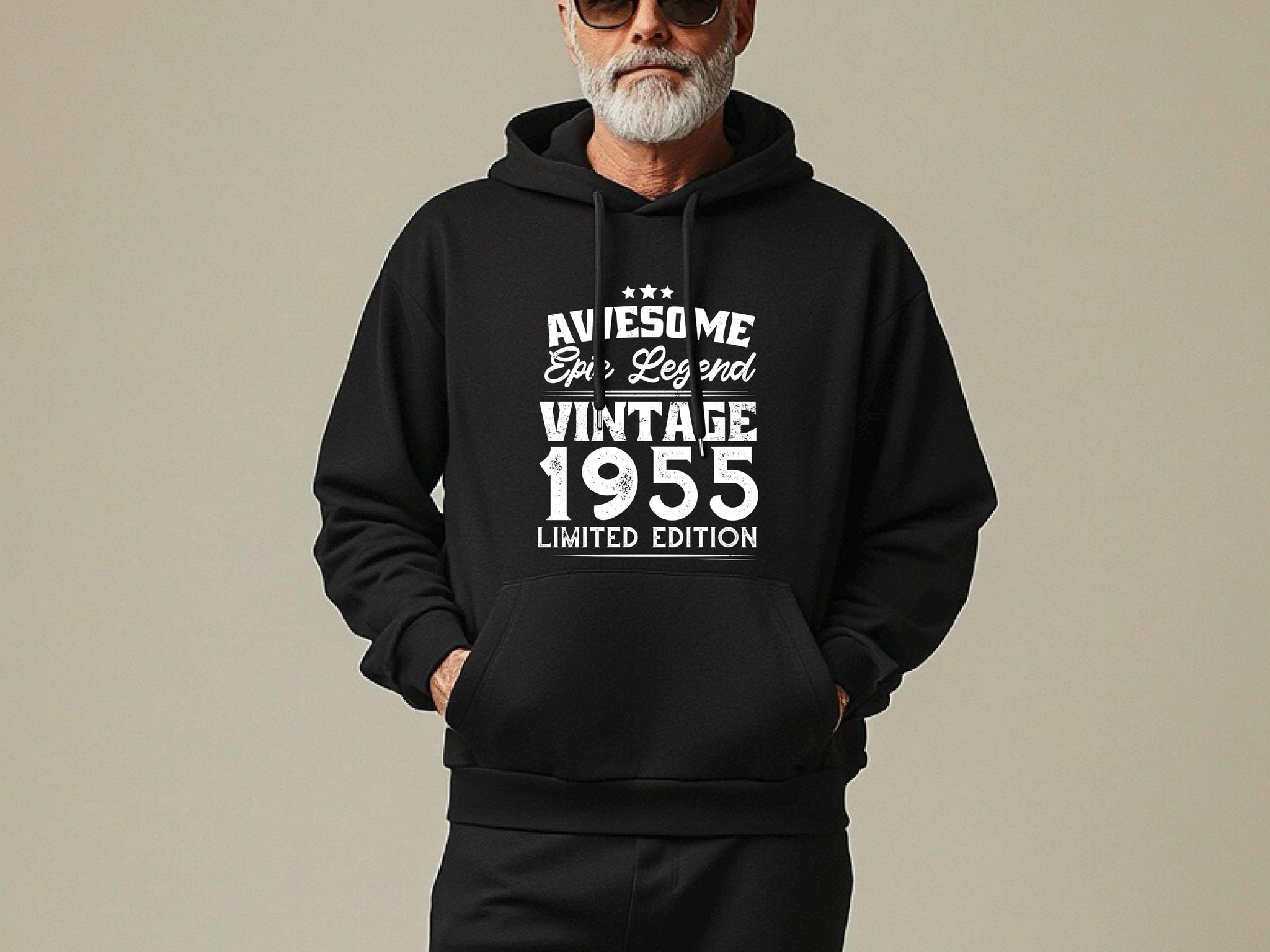 Epic Legend 1955 Hoodie | 70th Birthday Gift for Men | Funny 70th Hoodie | Born a Legend