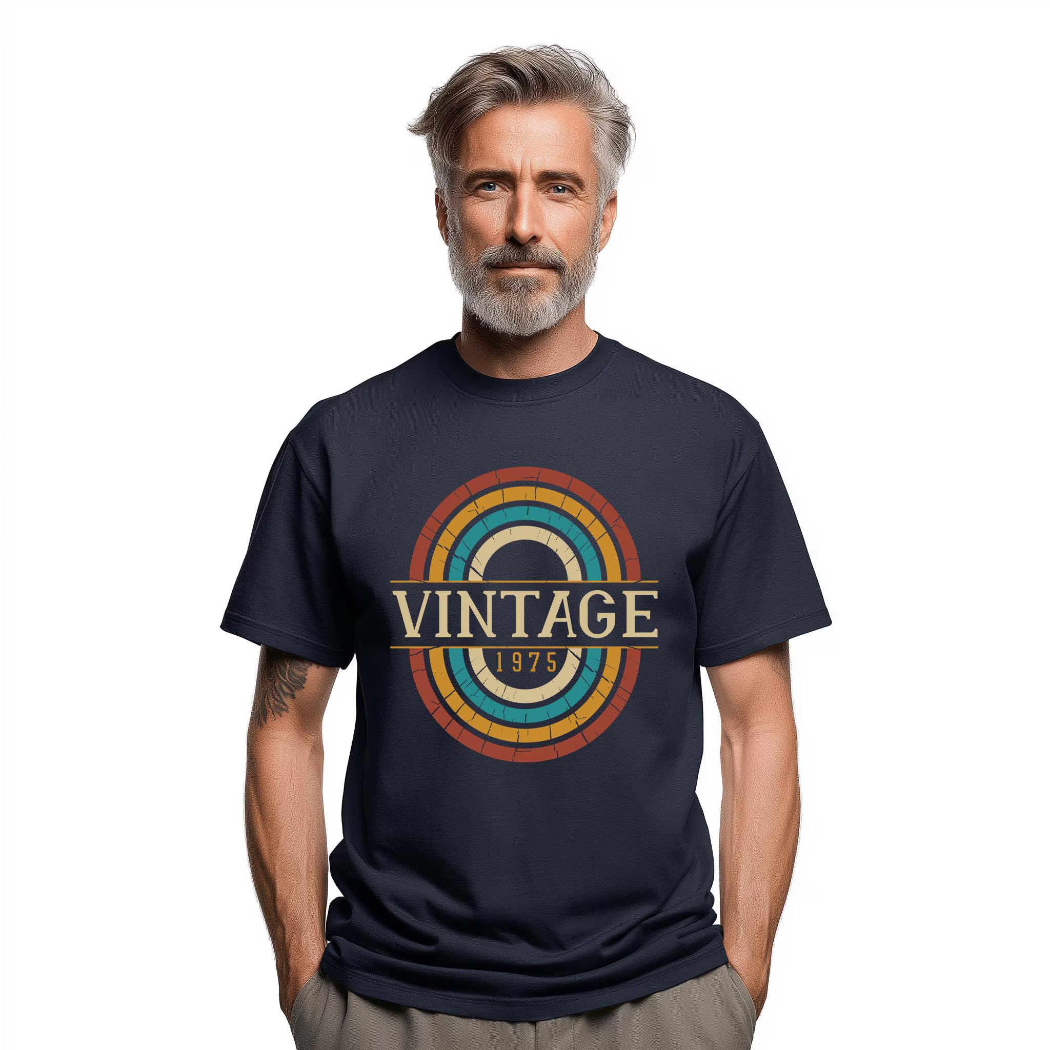 1975 Vintage Quote T-Shirt, PR-ET, 50th Birthday Gift for Men, Funny 50th T-Shirt for Dad