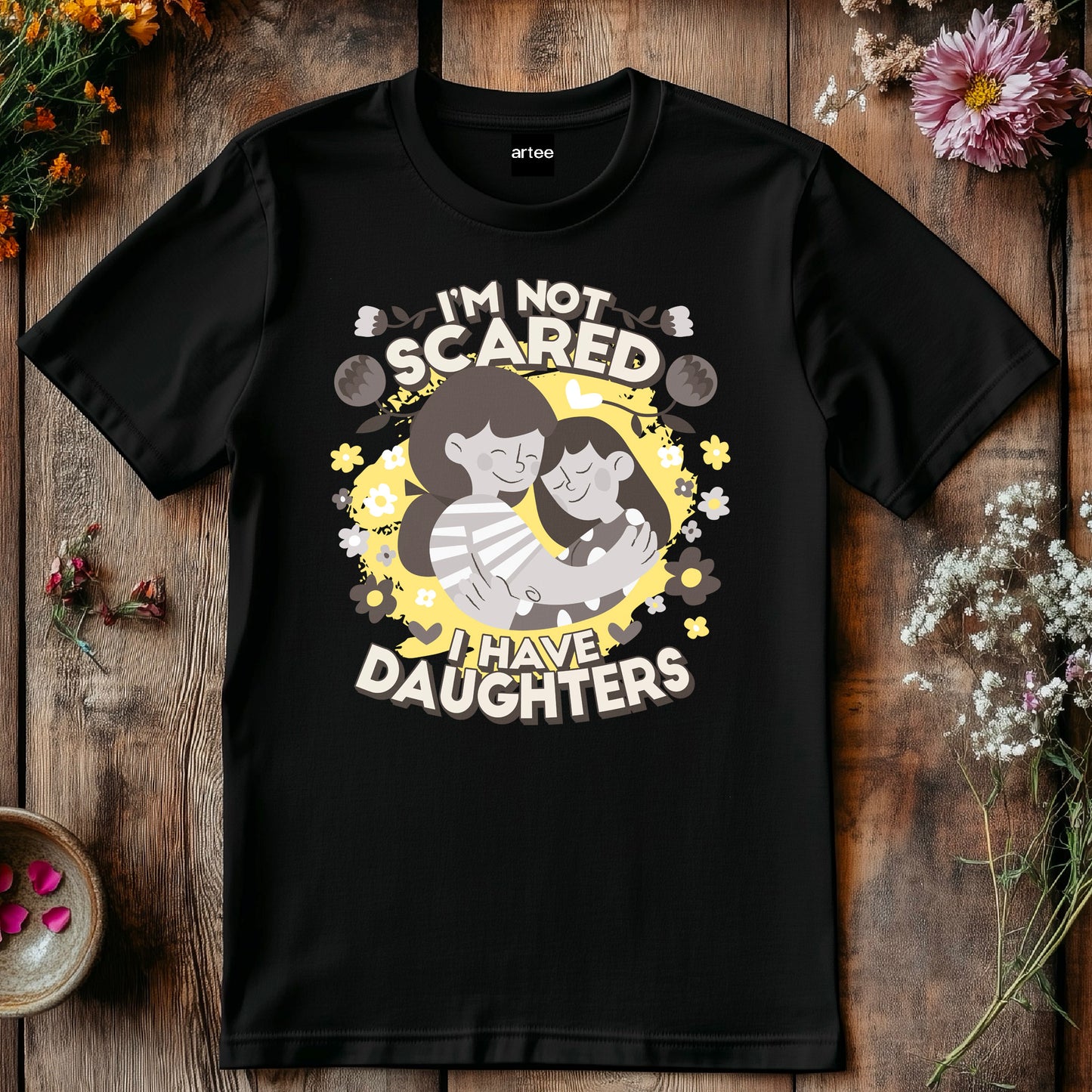 You Cant Scare Me, I have Two Daughters, Mothers Day T-shirt, Mothers Day T-shirt, Cute Mothers Day shirt, Mothers Day shirt, Shirt for Mom