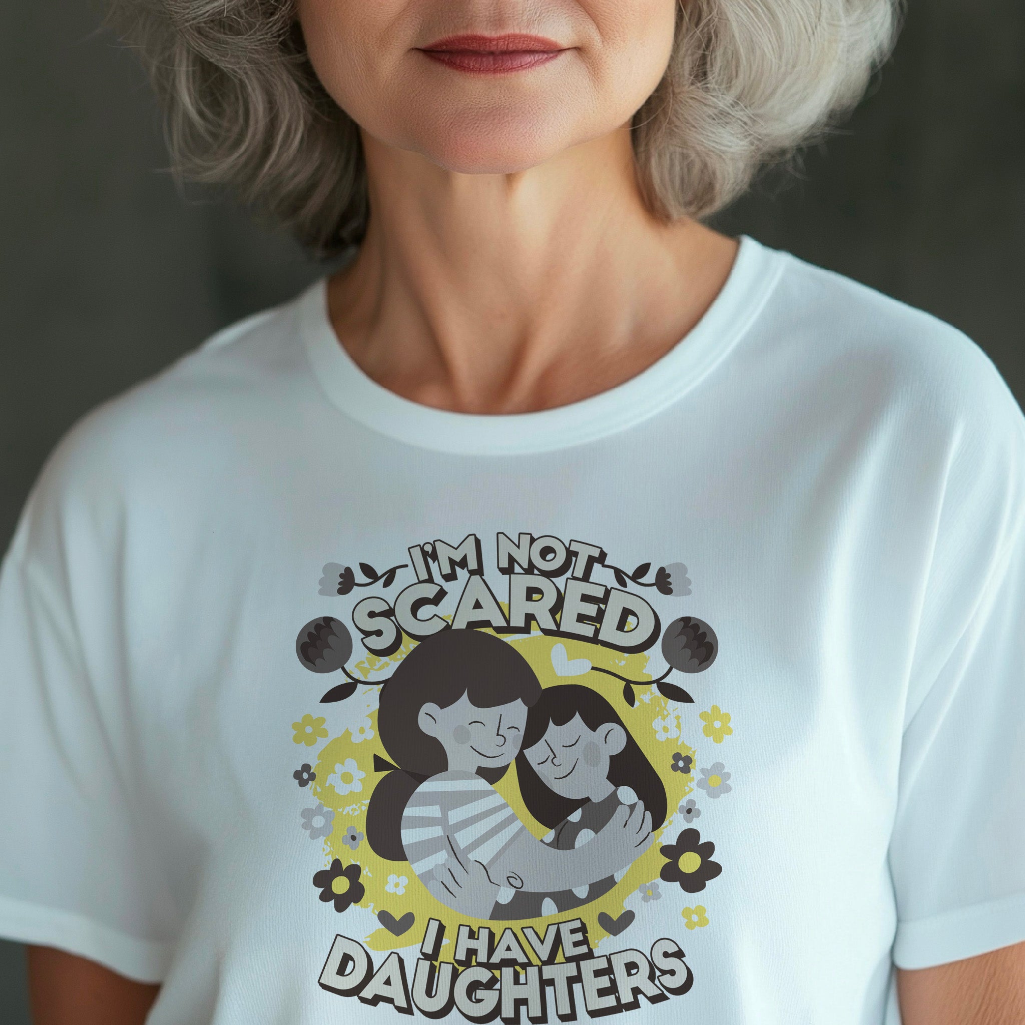 You Cant Scare Me, I have Two Daughters, Mothers Day T-shirt, Mothers Day T-shirt, Cute Mothers Day shirt, Mothers Day shirt, Shirt for Mom