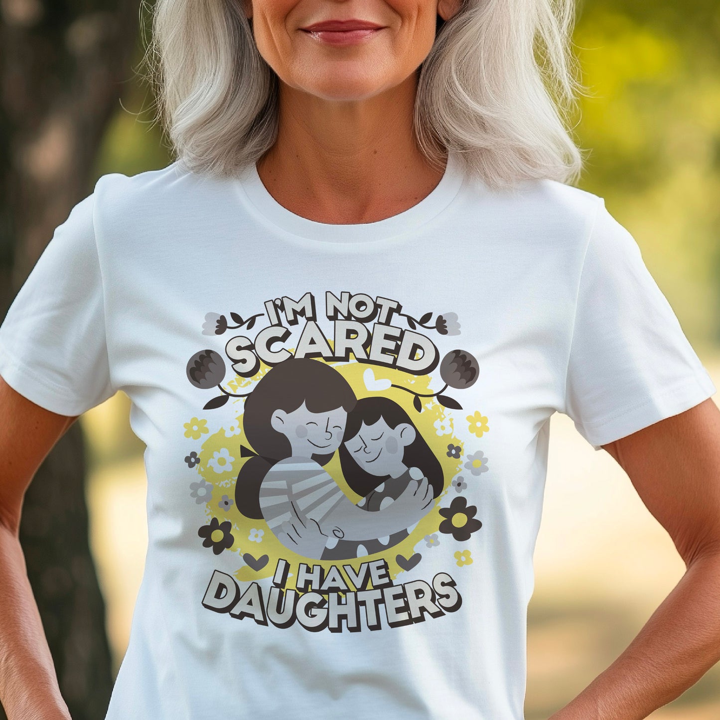 You Cant Scare Me, I have Two Daughters, Mothers Day T-shirt, Mothers Day T-shirt, Cute Mothers Day shirt, Mothers Day shirt, Shirt for Mom