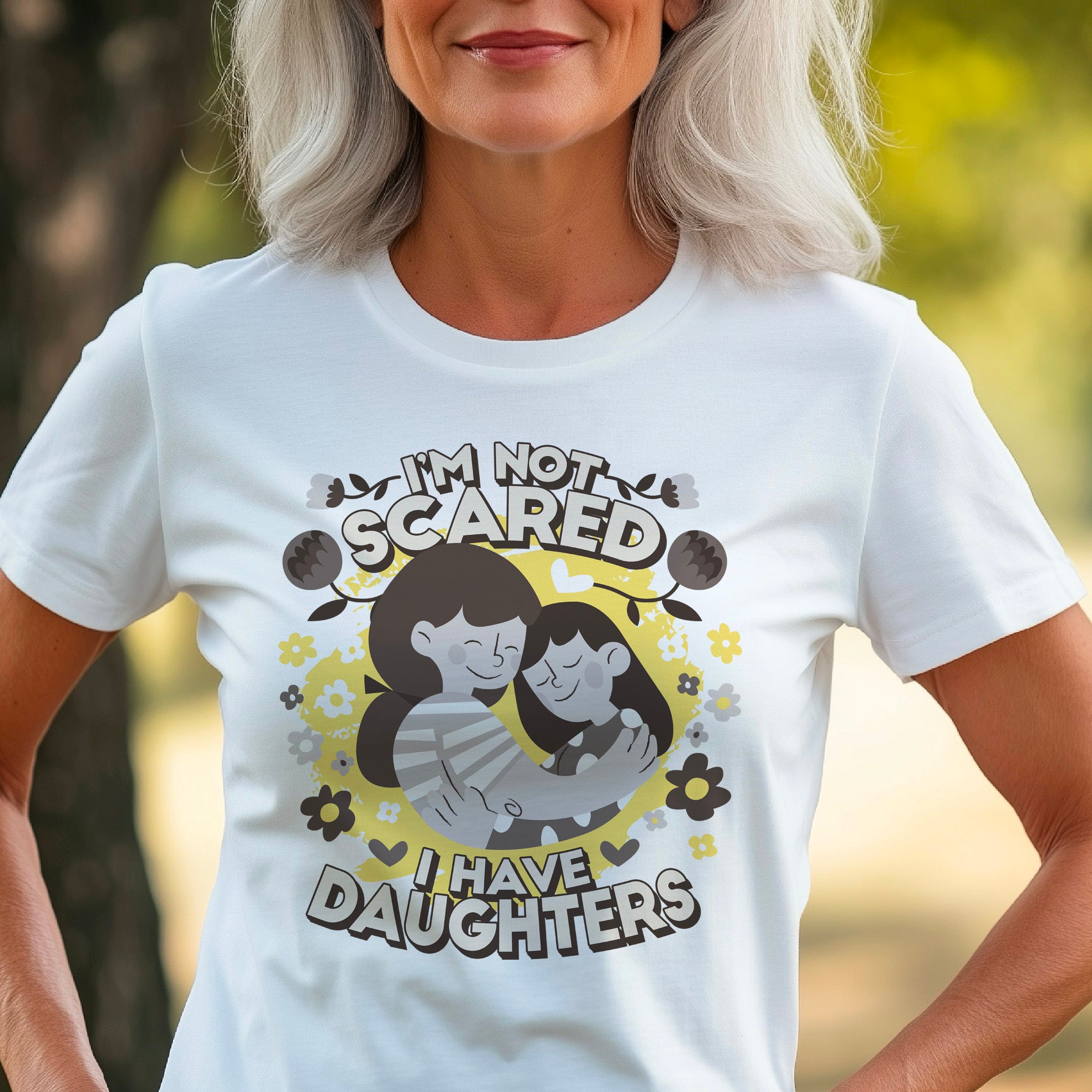 You Cant Scare Me, I have Two Daughters, Mothers Day T-shirt, Mothers Day T-shirt, Cute Mothers Day shirt, Mothers Day shirt, Shirt for Mom