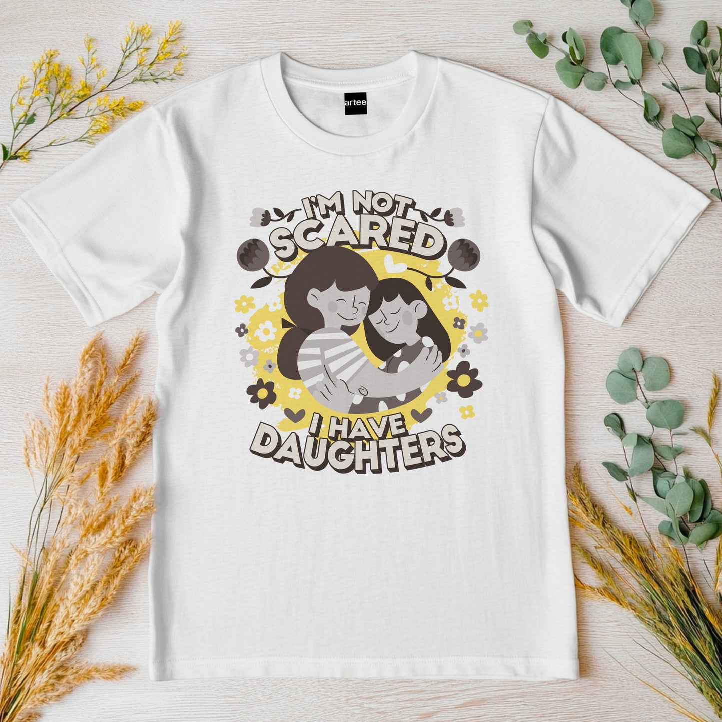 You Cant Scare Me, I have Two Daughters, Mothers Day T-shirt, Mothers Day T-shirt, Cute Mothers Day shirt, Mothers Day shirt, Shirt for Mom
