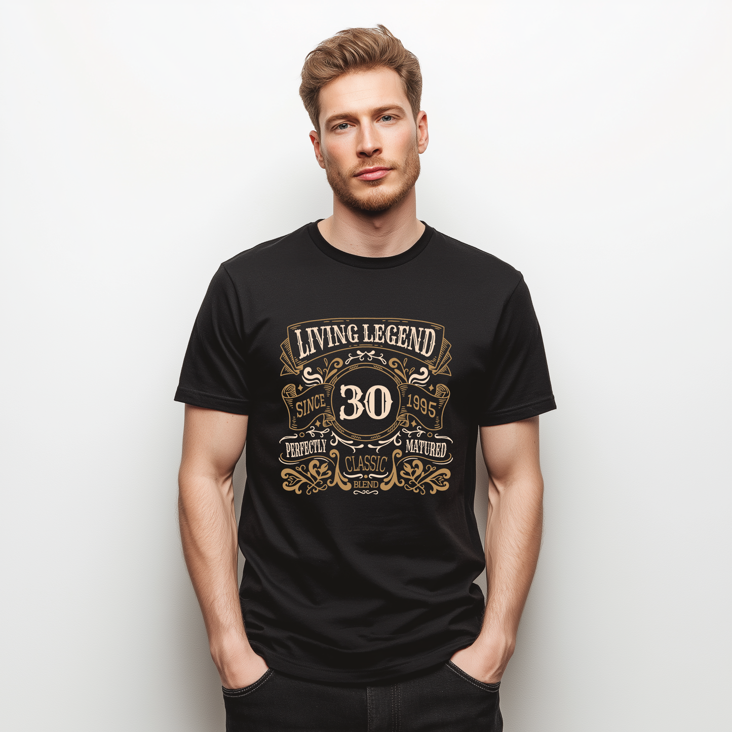 Living Legend 1995 - 30th Birthday T-Shirt, Perfectly Matured Classic, Funny 30th Gift for Dad, 30th Gifts for Men, 30th T-Shirt